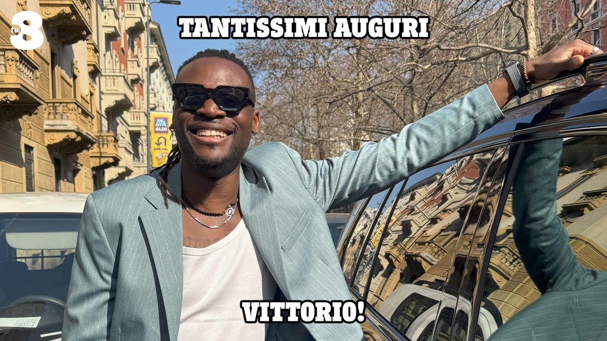 TV8it's tweet image. La sua risata allieta anche i viaggi più lunghi.
Buon compleanno Vittorio 🎂