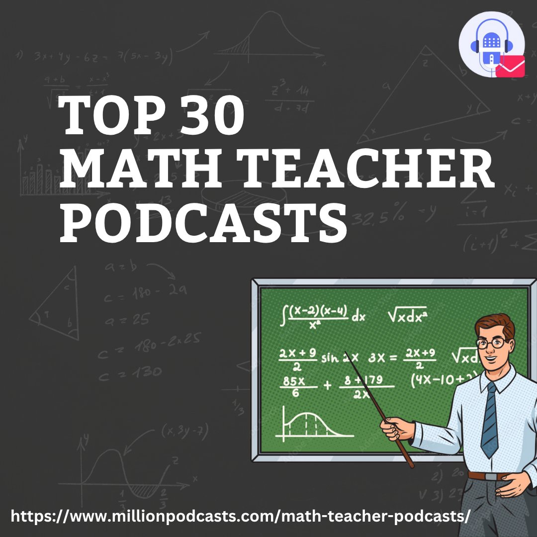 MillionPodcasts's tweet image. 🎧 Top 30 Math Teacher Podcasts of 2025! 🎧
🔗 Full list here: millionpodcasts.com/math-teacher-p…
Stay inspired with engaging conversations, classroom tips, and insights from top educators in the math teaching community ➗📐🎙️
🎧 Why use this list?
✅ Direct access to leading math…