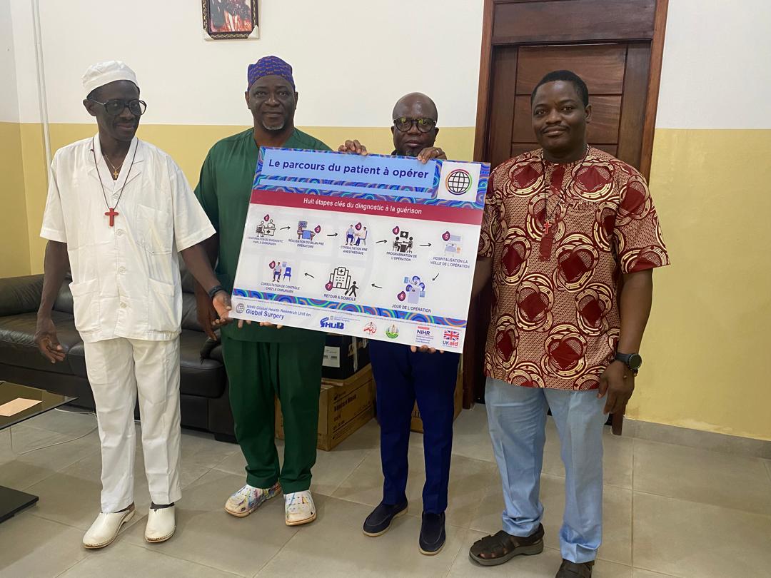GLOBALSURG Bénin Hub (@gsbeninhub) on Twitter photo Formal Handover of the Surgical Patient Pathway Toolkit at LA CROIX Hospital in Zinvié: Preparations Underway for an Observational CEI Study.# <a href="/aneelbhangu/">Aneel Bhangu</a> <a href="/NIHR_GSU/">NIHR Global Surgery</a> #NIHRCEI <a href="/lawaniismail/">lawani ismail</a> <a href="/CovalicBokossa/">covalic bokossa</a> Formal Handover of the Surgical Patient Pathway Toolkit at LA CROIX Hospital in Zinvié: Preparations Underway for an Observational CEI Study.# <a href="/aneelbhangu/">Aneel Bhangu</a> <a href="/NIHR_GSU/">NIHR Global Surgery</a> #NIHRCEI <a href="/lawaniismail/">lawani ismail</a> <a href="/CovalicBokossa/">covalic bokossa</a>