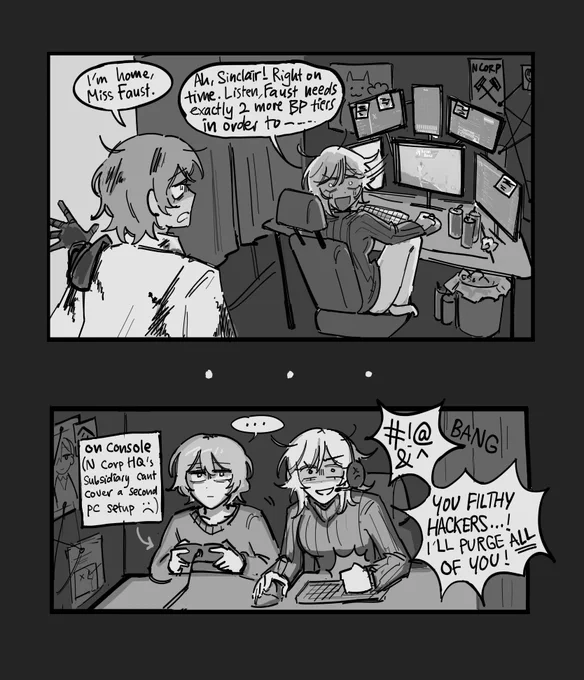 ooc but the idea of nfaust asking nclair to tier farm with her is kind of funny 