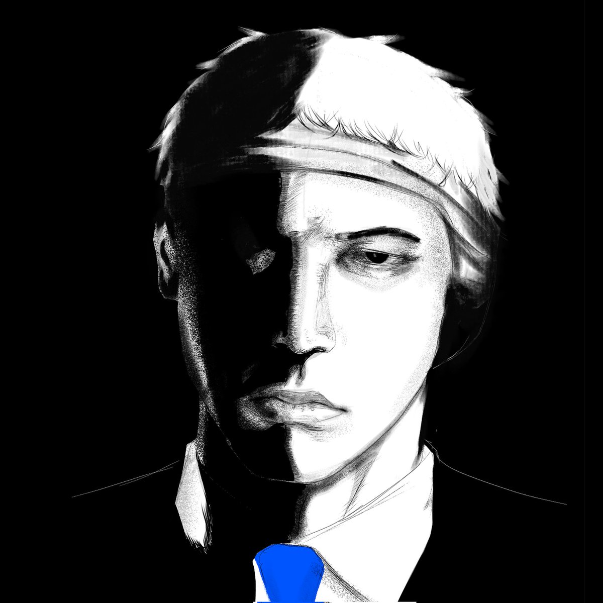 The_Hidekii11's tweet image. #killthepast portrait reqs ! (4/8) #Grasshoppermanufacture