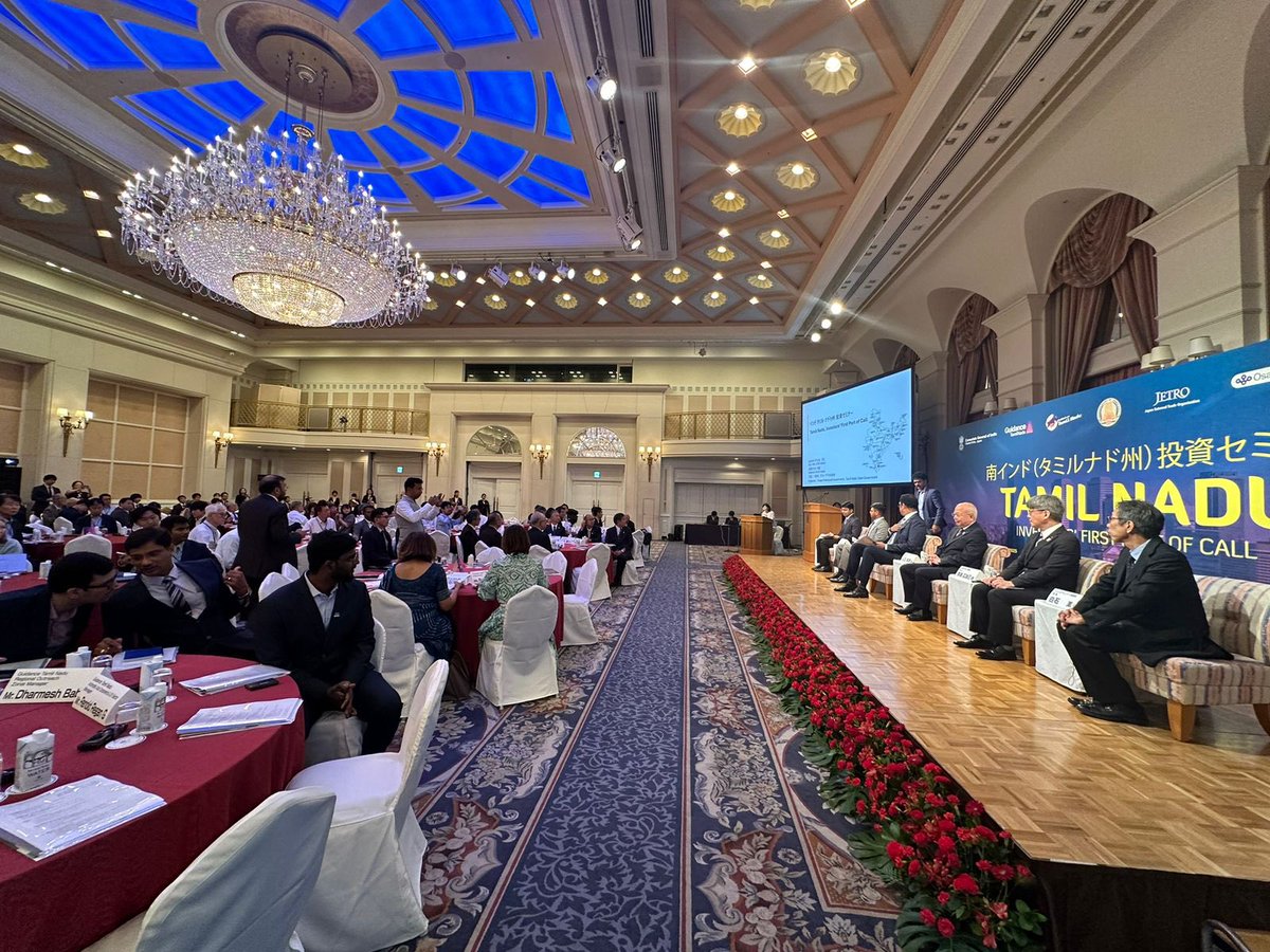 Dr. T R B Rajaa (@trbrajaa) on Twitter photo Historic day for trade ties between #Japan and #TamilNadu 🎊
<a href="/Guidance_TN/">Guidance Tamil Nadu</a>’s Japan Desk is now officially open !
The Guidance Desk in #Osaka will be a dedicated effort to facilitate trade, investment and cultural exchange between Tamil Nadu and Japan. With over 580 Japanese Historic day for trade ties between #Japan and #TamilNadu 🎊
<a href="/Guidance_TN/">Guidance Tamil Nadu</a>’s Japan Desk is now officially open !
The Guidance Desk in #Osaka will be a dedicated effort to facilitate trade, investment and cultural exchange between Tamil Nadu and Japan. With over 580 Japanese