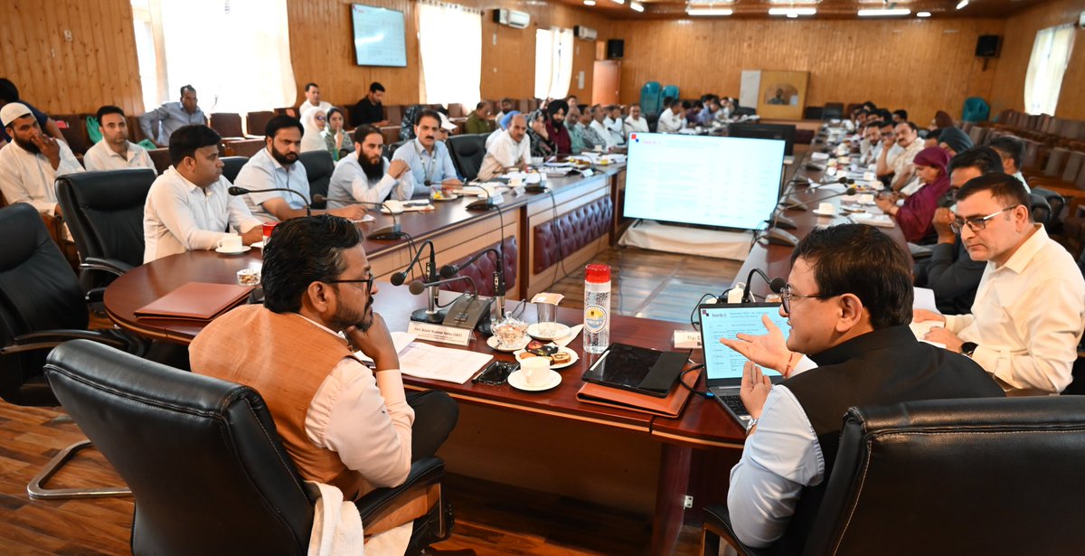 Deputy Commissioner Baramulla (@dcbaramulla) on Twitter photo Joint Secy,Agri.& Farmers Welfare GoI & Central Prabhari Officer ADP <a href="/sahuajeet/">Ajeet Kumar Sahu</a> reviews Baramulla’s progress under ADP; directs targeted action on TB eradication,boost KCC loan uptake & soil health assessment.
<a href="/NITIAayog/">NITI Aayog</a>
<a href="/OfficeOfLGJandK/">Office of LG J&K</a> <a href="/CM_JnK/">Office of Chief Minister, J&K</a> <a href="/diprjk/">Information & PR, J&K</a> <a href="/mingasherpa/">Minga Sherpa</a> <a href="/DDNewslive/">DD News</a> Joint Secy,Agri.& Farmers Welfare GoI & Central Prabhari Officer ADP <a href="/sahuajeet/">Ajeet Kumar Sahu</a> reviews Baramulla’s progress under ADP; directs targeted action on TB eradication,boost KCC loan uptake & soil health assessment.
<a href="/NITIAayog/">NITI Aayog</a>
<a href="/OfficeOfLGJandK/">Office of LG J&K</a> <a href="/CM_JnK/">Office of Chief Minister, J&K</a> <a href="/diprjk/">Information & PR, J&K</a> <a href="/mingasherpa/">Minga Sherpa</a> <a href="/DDNewslive/">DD News</a>