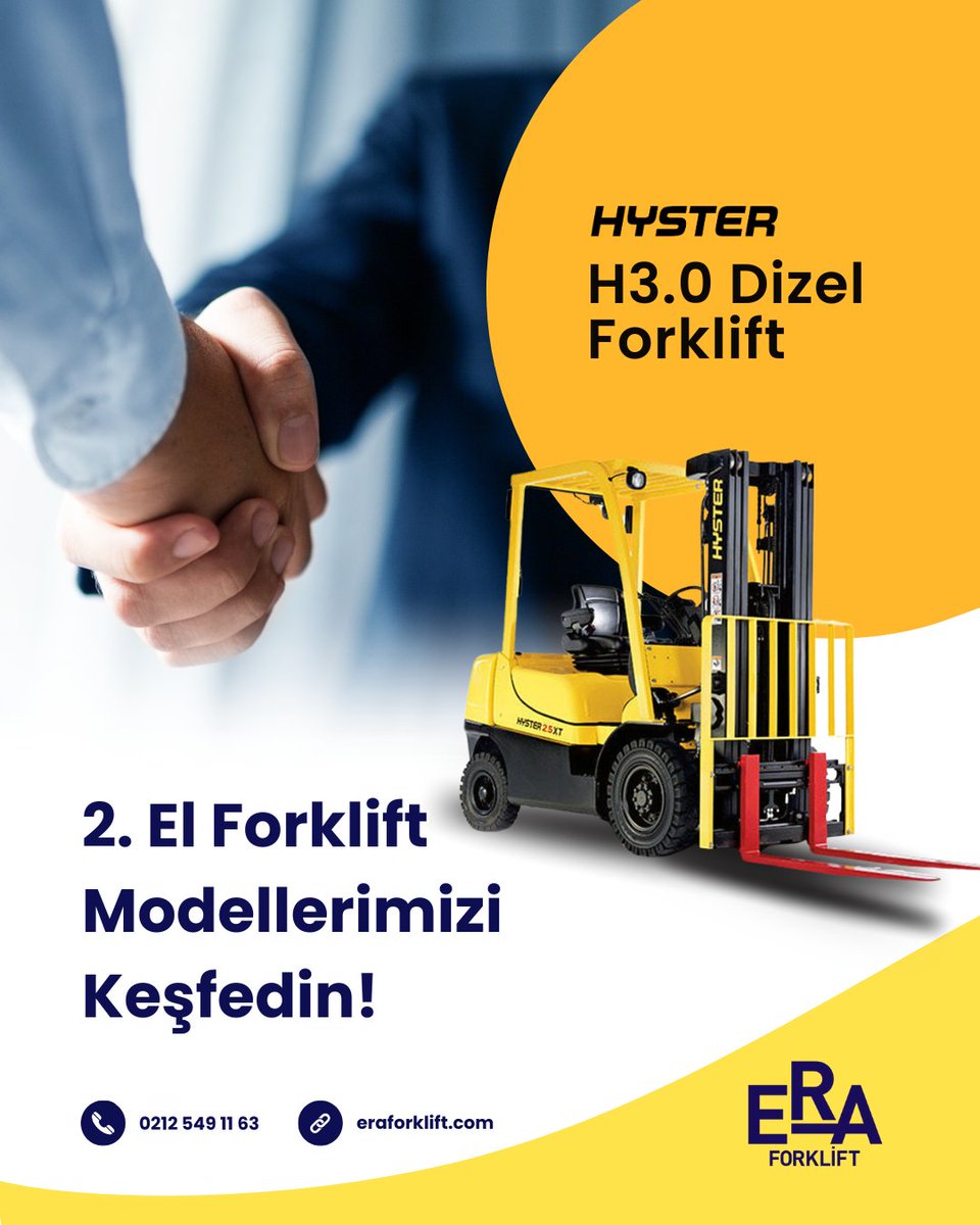 Güvenilir ikinci el seçenekleri✅

Hyster H3.0 dizel forkliftimizi yeni sahibine teslim ettik. ERA Forklift güvencesiyle, ikinci el forkliftlerde de sıfır ayarında performans ve sorunsuz alışveriş deneyimi sunuyoruz.