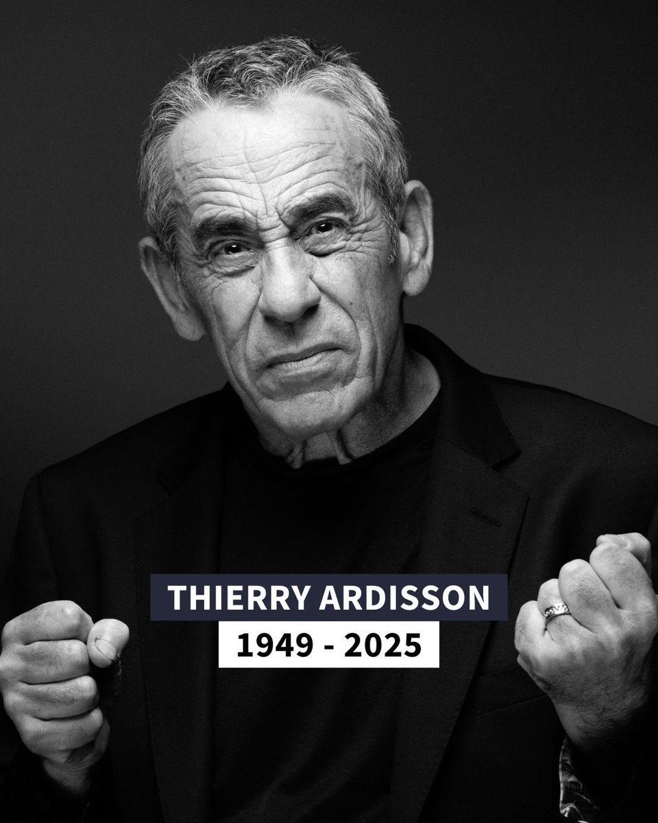 Le Roi de la télé, royaliste jusqu’au bout, s’en est allé un 14 juillet. Provocateur, irrévérencieux, avant-gardiste, souvent en décalage avec les mœurs de son époque.

Thierry #Ardisson était d’un autre monde. Et désormais, d’une autre vie.
Merci.