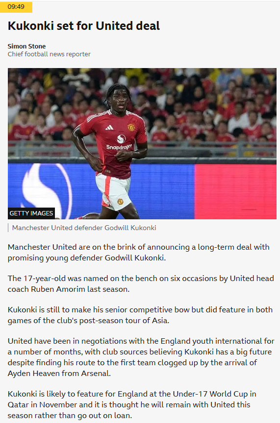 Some good news around one of <a href="/ManUtd/">Manchester United</a> promising young players.