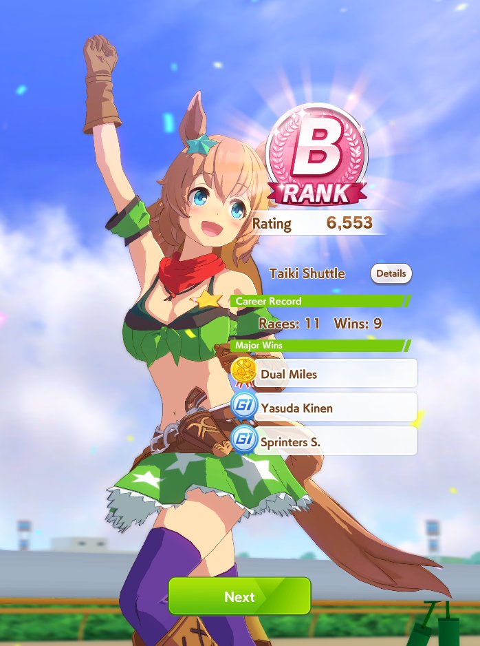 MY BB WON! Taiki best gurl! 💚