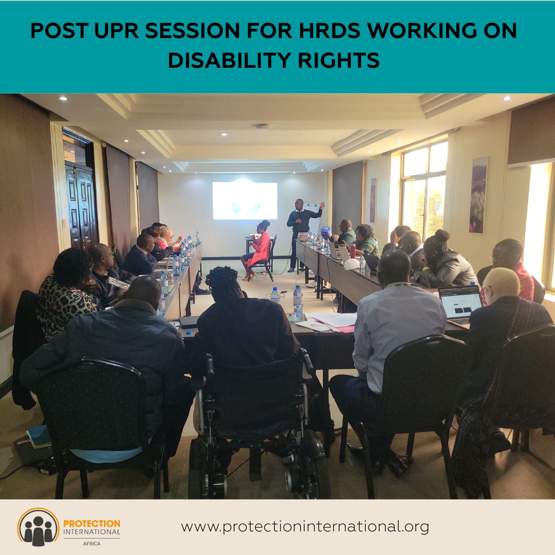 PI_AfricaHub's tweet image. ✅ Our UPR training for Persons with Disabilities was a success!
We brought together passionate disability rights advocates to review how the 2025 #UPR can be used to push for inclusion and hold government accountable .
👏 A big thank you to all participants for your energy,…