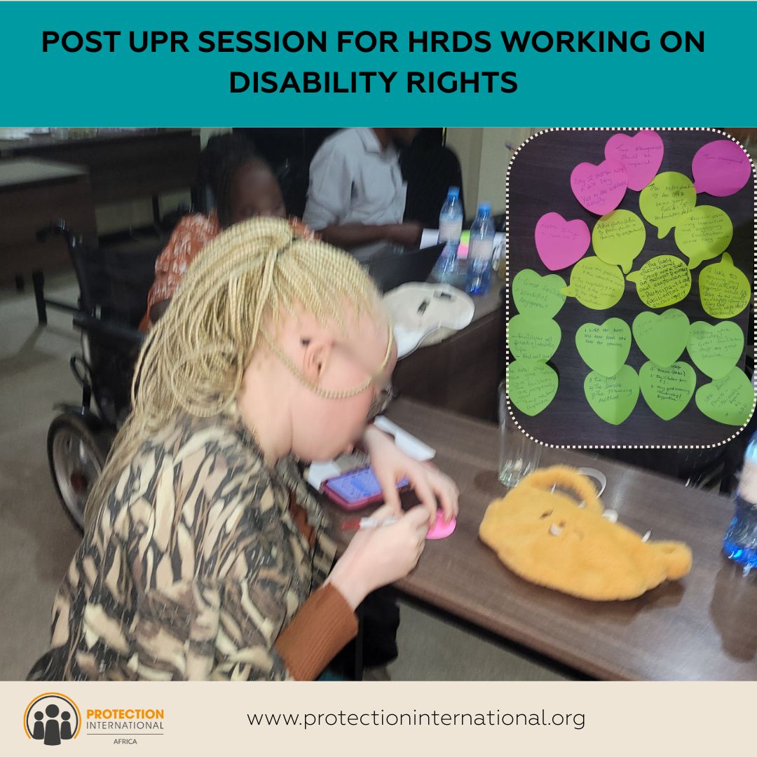 PI_AfricaHub's tweet image. ✅ Our UPR training for Persons with Disabilities was a success!
We brought together passionate disability rights advocates to review how the 2025 #UPR can be used to push for inclusion and hold government accountable .
👏 A big thank you to all participants for your energy,…