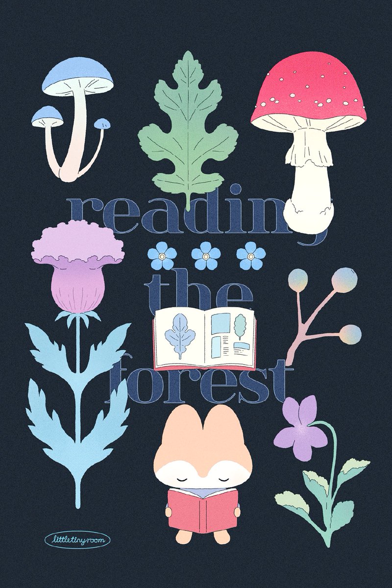 acooroom's tweet image. 🍄reading the forest
