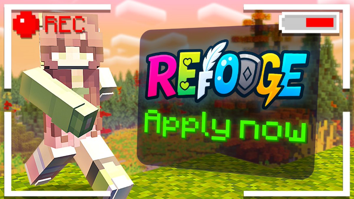 ReforgeSmp's tweet photo. Anotha One!
❗ Applications will remain open https://t.co/raoHZXdjt1