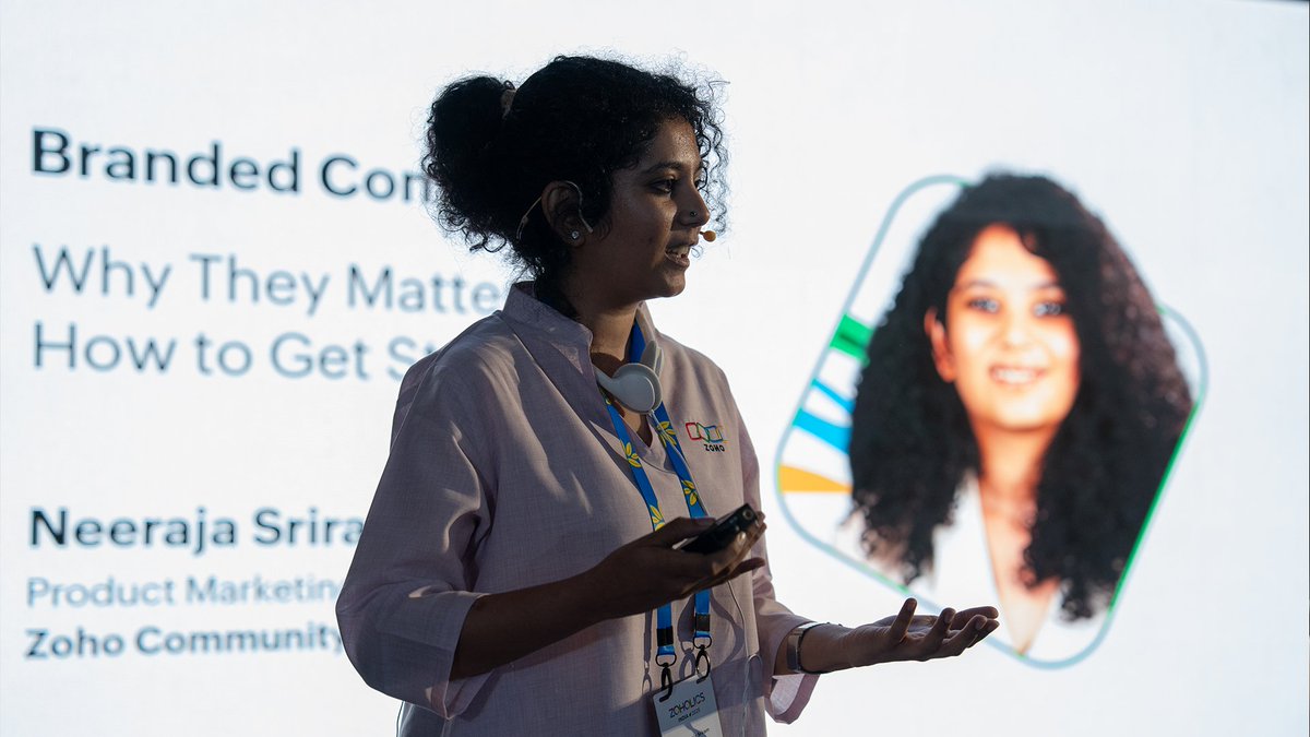 Zoholics's tweet image. Post‑lunch slumps are common—just not here. 😎
⚡The energy at Zoholics India is as electric now as it was at kickoff this morning. Take a look! 👇