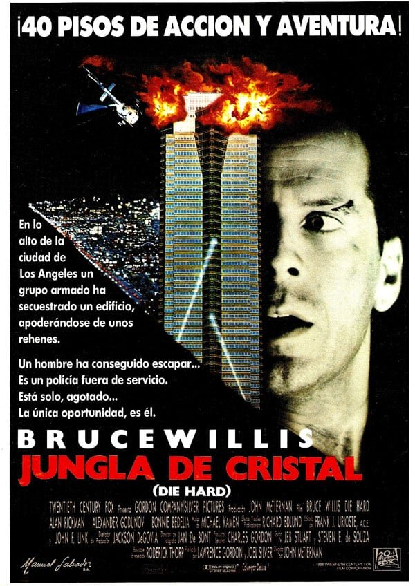Se cumplen 37 años de "Jungla De Cristal".
¿Qué opináis de esta película?