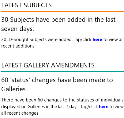 ABC_Team_'s tweet image. For all of you that haven't melted in this weekends heatwave we have @disccrime  updates! Please log in today and review our latest offenders.