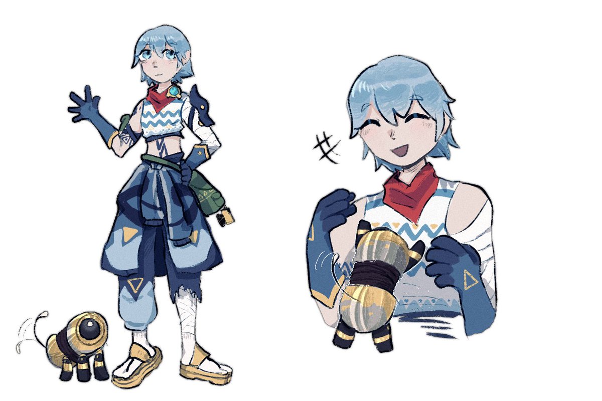 KemoiiDelta's tweet image. art for @AmanoBoy_X 
（画得最努力的一集）
