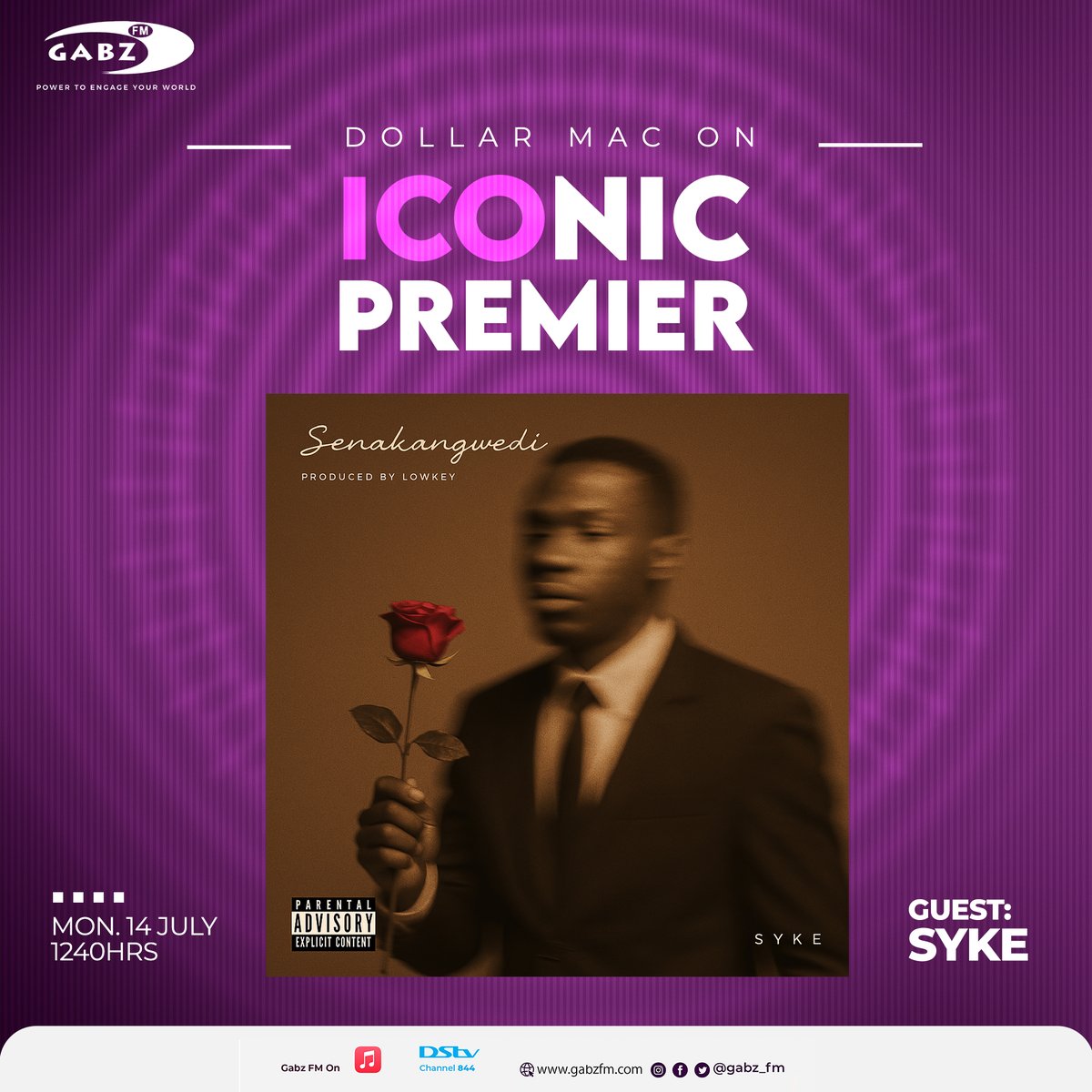 Iconic Premier with SYKE from 1240hrs with your host <a href="/Dollarmac1/">Dollar Mac</a>. Stay Tuned!

#Iconic 
#PowerToEngageYourWorld