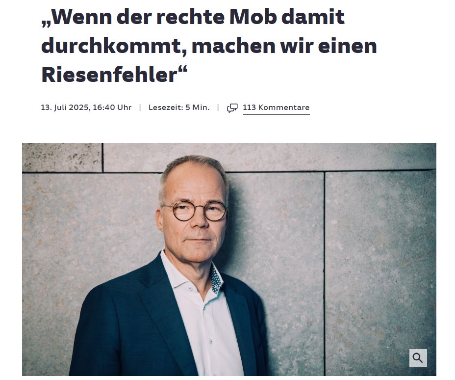 #Kirchen, christliche Organisationen, #Lebensrechtler, #Sozialethiker und #Christen, lt.  #Miersch alles rechter Mob. Welche #Anmaßung, #Verblendung und #Ignoranz. Wer spaltet die Gesellschaft? Der passende Mann für die Verliererpartei #SPD. Er wird sie einstellig machen.