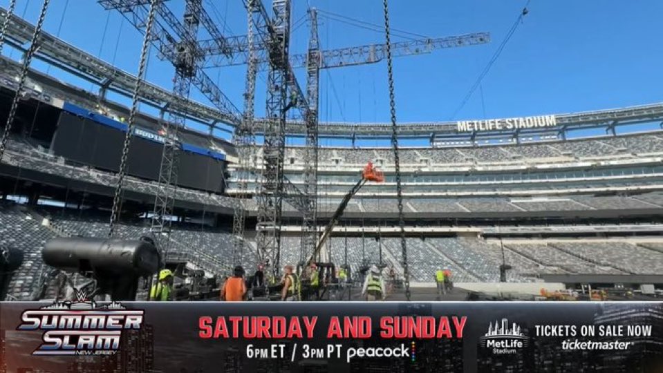 WWE SummerSlam 2025 Setup