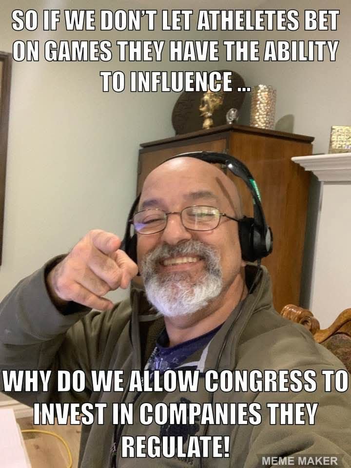 Congress is too busy insider trading than helping their constituents. Most of them anyways.