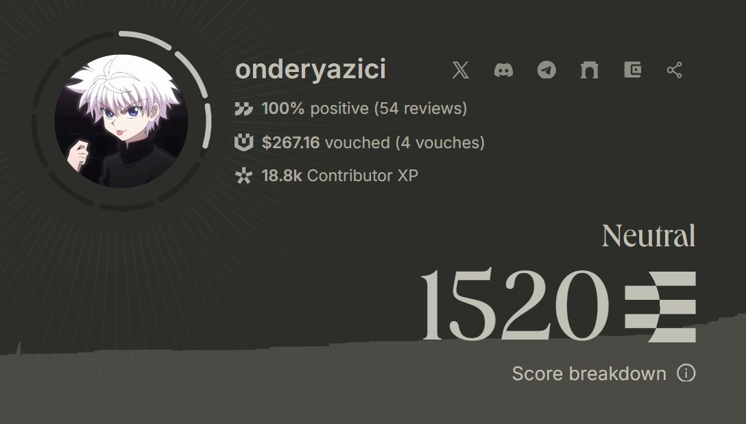 1600 olmam lazım <a href="/ethos_network/">Ethos</a> 'da.

Yorum yapmayan arkadaşlarımdan yorum bekliyorum.
İsterseniz karşılıklı vouch da yapabiliriz.

// app.ethos.network/profile/x/onde…