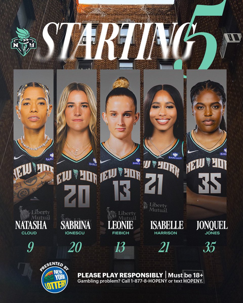 sanchezsideline's tweet image. Sanchez Sideline reporting from College Park Center! For your @nyliberty starters against the @DallasWings:
@T_Cloud4 @sabrina_i20 @OMG_itsizzyb @jus242
Leonie Fiebich
Let's go, Libs! #WNBA #Liberty #DallasWings
