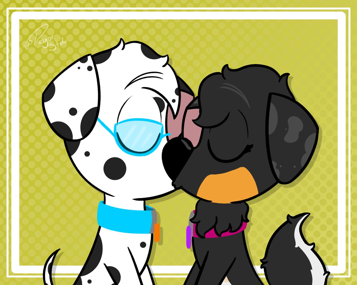 PayorStudio23 ✨ (Comms Open) (@pyrstudio219) on Twitter photo A kiss for his wife, showing his love as always. ✨🥰
Gift for <a href="/MigJesShephusky/">Miguel/Jessica Shephusky</a>
#fanart #originalcharacter #oc #digitaldrawing #digitalart #dalmatian #hybriddog A kiss for his wife, showing his love as always. ✨🥰
Gift for <a href="/MigJesShephusky/">Miguel/Jessica Shephusky</a>
#fanart #originalcharacter #oc #digitaldrawing #digitalart #dalmatian #hybriddog