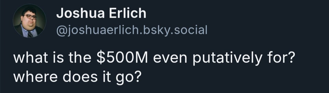 Maybe to refurbish a four-engine wide-body double-deck foreign emolument?  Who tf knows?