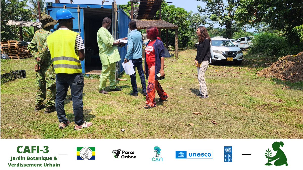 Agence Nationale des Parcs Nationaux (@parcs_gabon) on Twitter photo 🏞️🔍 #CAFI3 – Visite de terrain à la pépinière de l’#ARW avec <a href="/Parcs_Gabon/">Agence Nationale des Parcs Nationaux</a>, <a href="/undpgabon/">PNUD GABON</a>, #FMCT & cabinet d’archi.
🎯 Objectif : enrichir l’APS par des vérifications concrètes du terrain.
✅ Ajustements techniques
✅ Validation des choix d’aménagement
#VerdissementUrbain 🏞️🔍 #CAFI3 – Visite de terrain à la pépinière de l’#ARW avec <a href="/Parcs_Gabon/">Agence Nationale des Parcs Nationaux</a>, <a href="/undpgabon/">PNUD GABON</a>, #FMCT & cabinet d’archi.
🎯 Objectif : enrichir l’APS par des vérifications concrètes du terrain.
✅ Ajustements techniques
✅ Validation des choix d’aménagement
#VerdissementUrbain
