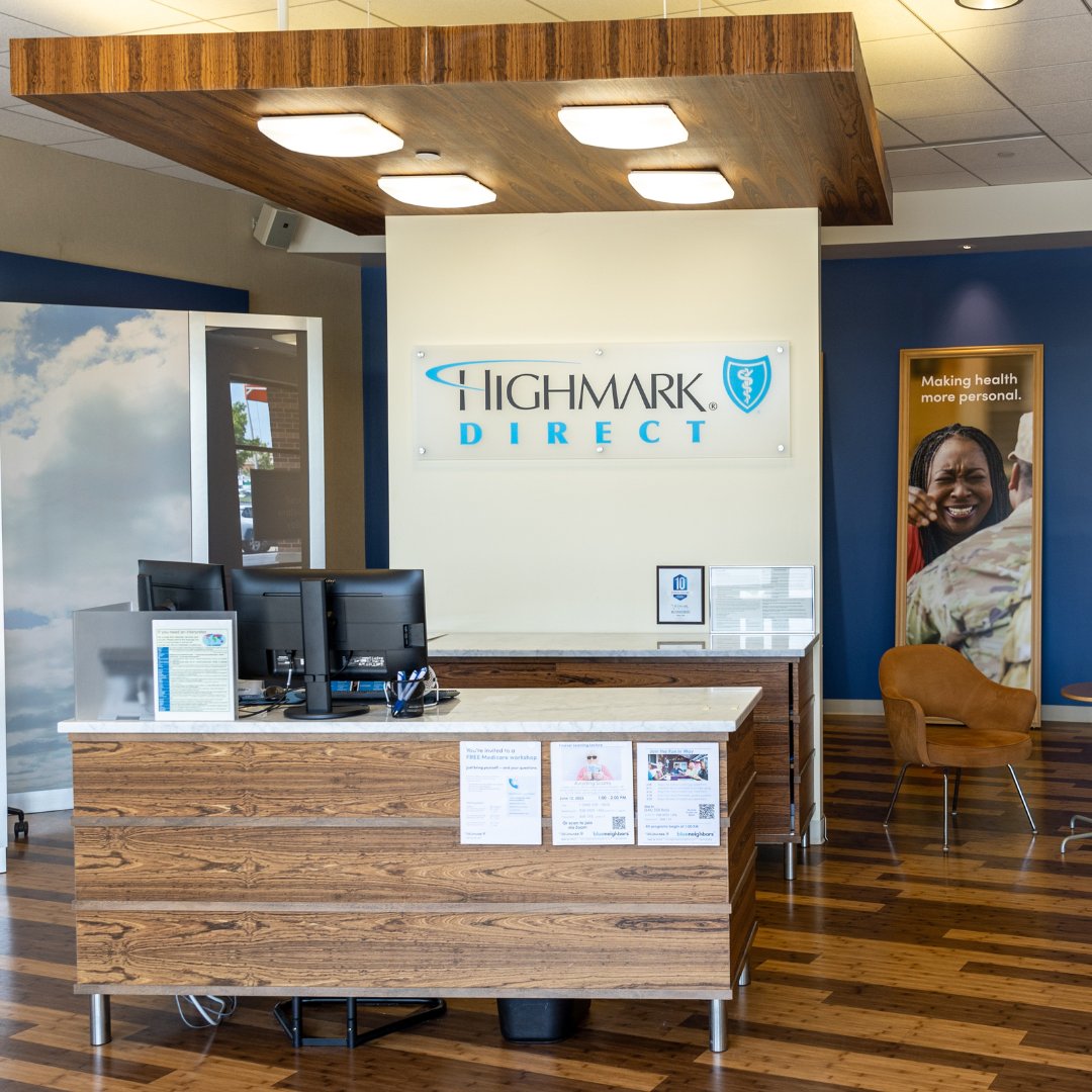 VISIT: Our Highmark Direct retail stores serve as a critical resource to connect local communities to health care coverage resources. Find a location: bit.ly/45wiNKj