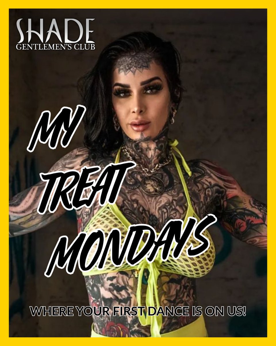 Shade Gentlemen's Club (@shadeyeg) on Twitter photo <a href="/kruellakraken/">βοΈπΆππππππ πΆπππππβοΈ</a> is here again live for "My Treat Mondays" come spend some time in the VIP with this amazing women! #Shadeyeg <a href="/kruellakraken/">βοΈπΆππππππ πΆπππππβοΈ</a> is here again live for "My Treat Mondays" come spend some time in the VIP with this amazing women! #Shadeyeg