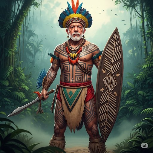 O guerreiro do Brasil!