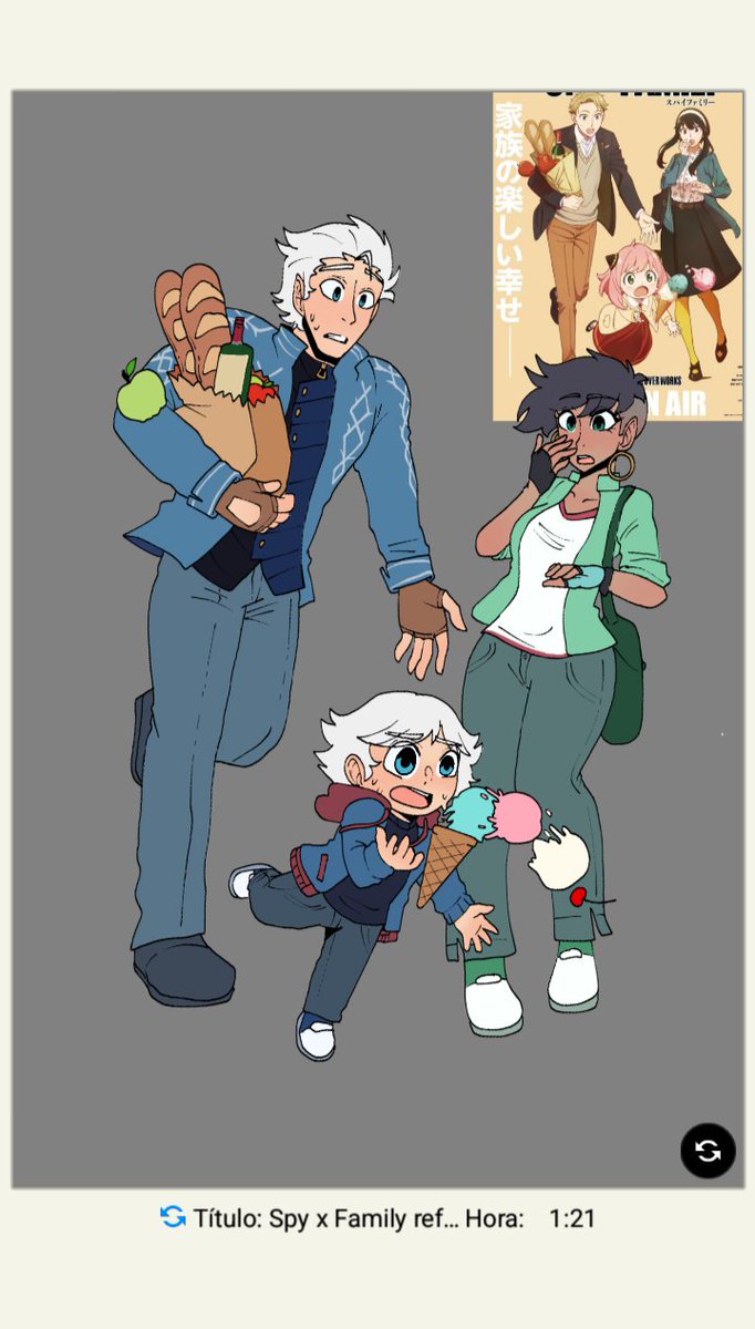 WArts97's tweet image. Mi hermano me dijo que segun a Vergil le cae mal su primogénito y por eso este dibujo no tenía sentido (☝️🤓)
Y lo único que le pude decir fue que es AU así que hay algunas cosas que se pueden cambiar así que... Ajá