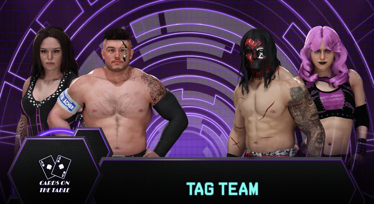 In our co-main event, two incredible teams will square off!

Ashton Acher (yuh that’s me) and the ‘Bratty Bombardier’ RED will battle the Acher-dubbed ‘Bladey Bunch’, Johnny Blade &amp; Cassandra Blade in tag-team action!