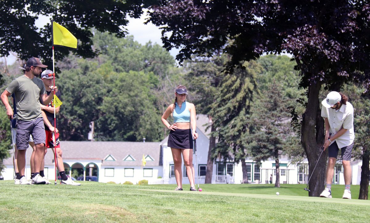 With the recently painted Wildwood clubhouse beaming in the background, Kaleb Cotton attempts a putt during Saturday’s Brad Sawyer Memorial Golf Tournament at Wildwood Municipal Golf Course.
…citypress-ia-siteadmin.newsmemory.com/charlescitypre……th-round-of-play/