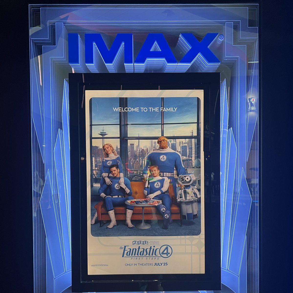 I’ve been on vacation. Finally time to see #FantasticFour.