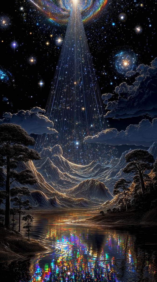 MichaeLeoRising's tweet image. “Color is the soul of Nature 
and of the entire cosmos.”

~Rudolf Steiner

[ Artist: Talon Abraxas Colors of Nature ]