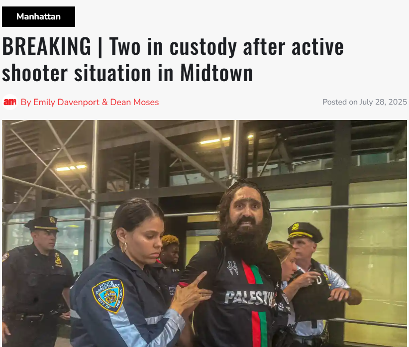 RunningBear_X's tweet image. This POS yelled free Palestine as the shooting was happening in Midtown?!
Lone gunmen or orchestrated attack?