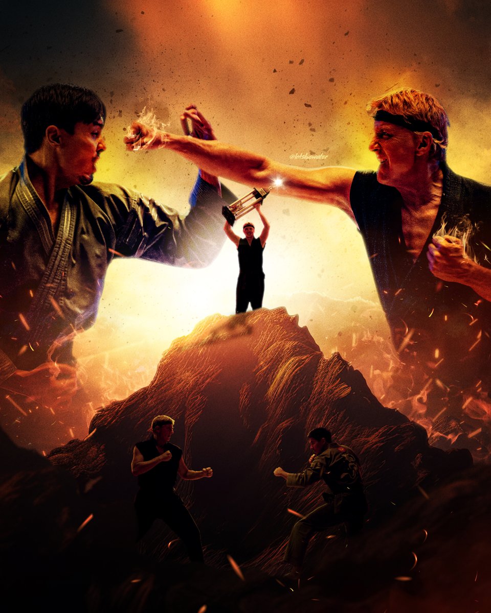 LetsBeWater's tweet image. Ex-Degenerate.

#CobraKai