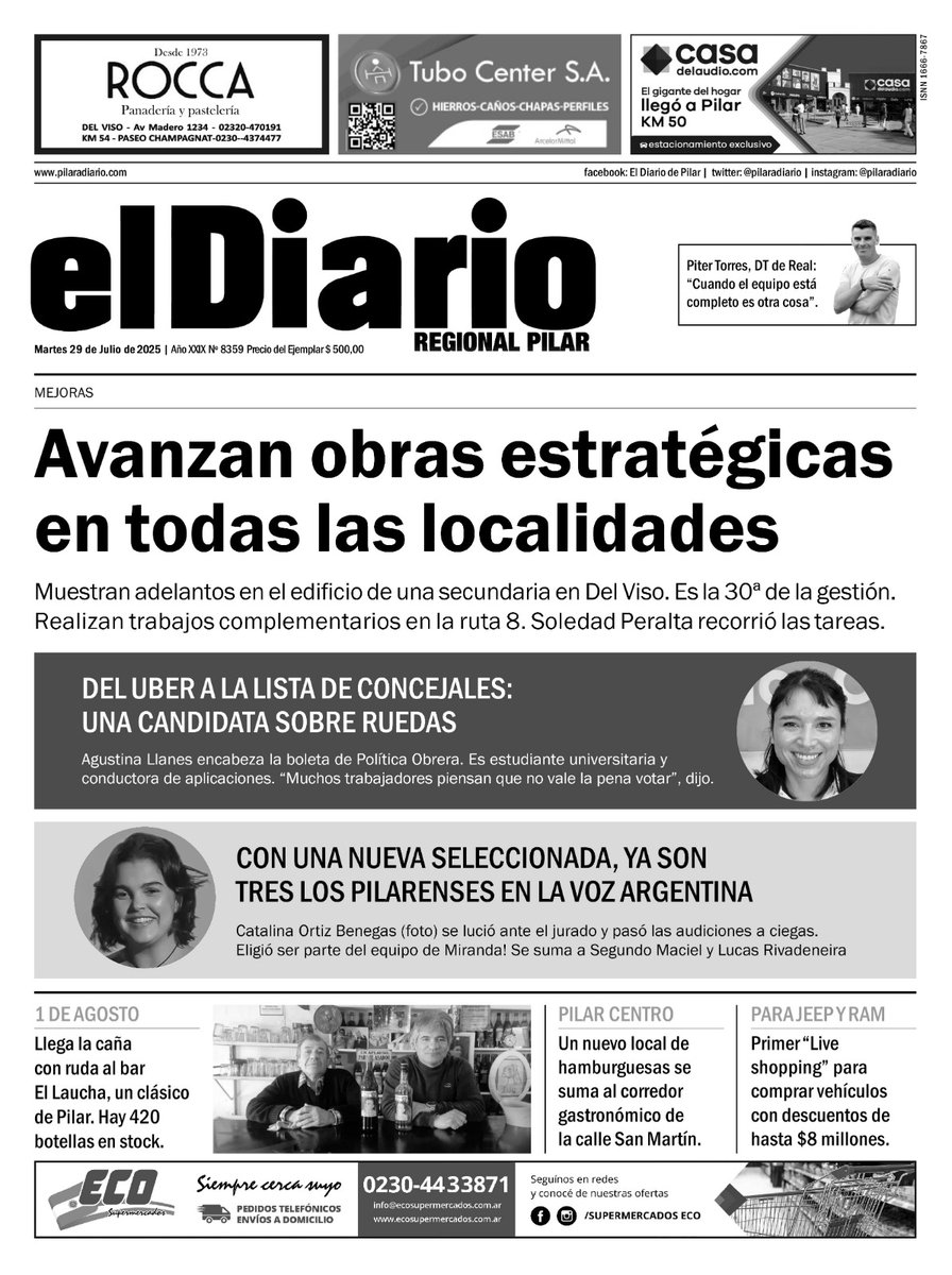 Adelantamos la tapa de nuestra edición de mañana.