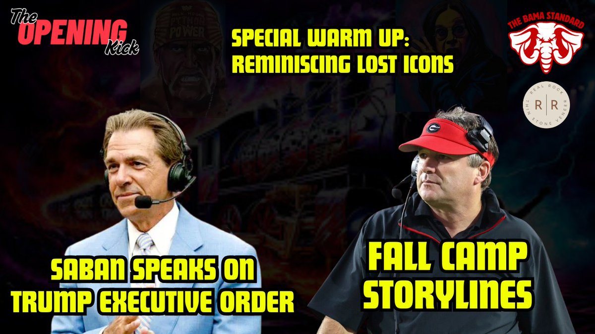 pettey_daniel's tweet image. Going Live in 20 Minutes w/ @CoachGVDixon on "The Opening Kick"
🏈 Saban on Trump "Save CFB Bill"
🥹 Remembering Lost Icons
🏈 CFB Camp Updates
youtube.com/watch?v=hpENB-…
@TheBamaStandard @TidalTowel
#RollTide #CFB #GoDawgs