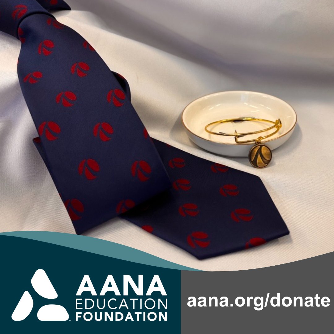 AANAORG's tweet image. Your support helps us advance surgical excellence and educate the next generation of orthopaedic leaders. Donate $100 or more to the AANA Education Foundation and choose a special thank you gift:
🎁 Woven AANA logo necktie
🎁 Antique brass, adjustable AANA logo charm bracelet…