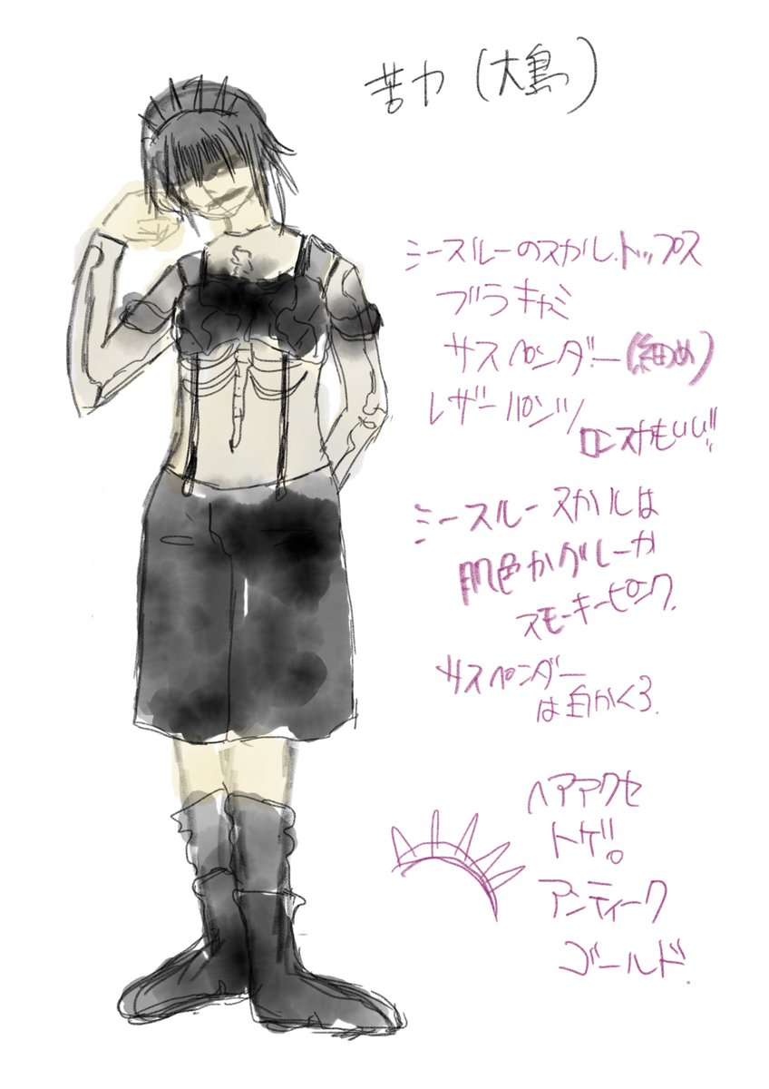 LIKAMORINAGA's tweet image. PSYCHOSISの衣装好き〜って思ってくださって嬉しいです。

今回の衣装イメージこんなこんな。

#盲人書簡