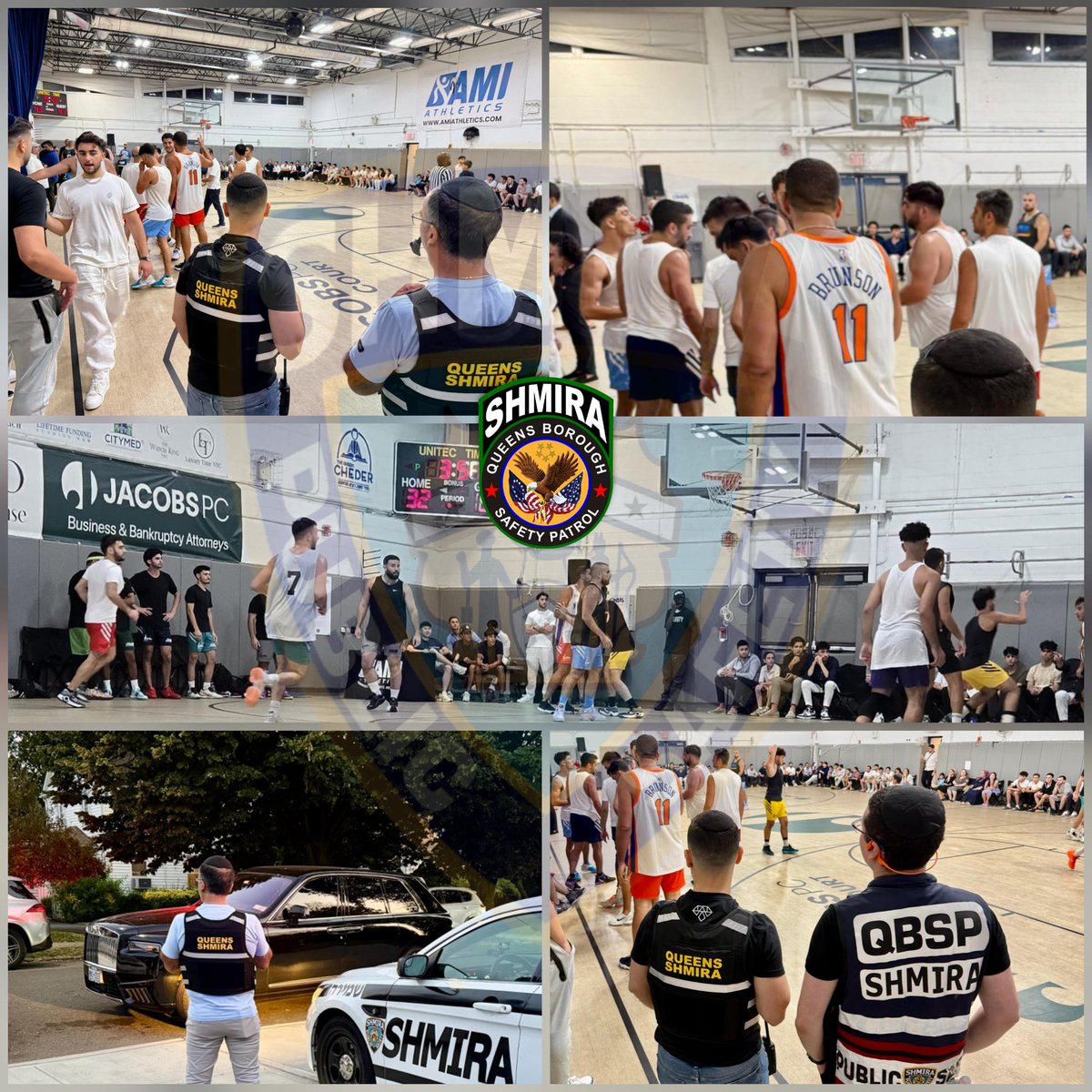 🏀 Queens Shmira Ensures Safety at Ami Athletics All-Star Game 🛡️

Last night, Queens Shmira volunteers provided public safety coverage at the Ami Athletics Men’s League All-Star Summer 2025 game, held in the gymnasium of Queens Cheder in Jamaica Estates.

The evening featured a