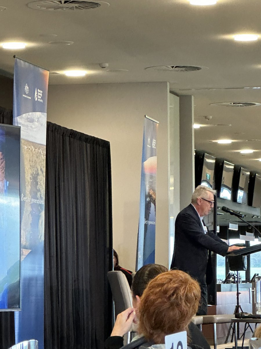National Irrigators' (@nat_irrigators) on Twitter photo Really great to hear the Chair of the <a href="/MD_Basin_Auth/">MD Basin Authority</a> say that “just adding water” is not enough. Let’s hope the Basin Plan Review can start a new chapter - now SDLs are in place and 1 in 3 litres of irrigation water has gone to the environment. #RiverReflections25 Really great to hear the Chair of the <a href="/MD_Basin_Auth/">MD Basin Authority</a> say that “just adding water” is not enough. Let’s hope the Basin Plan Review can start a new chapter - now SDLs are in place and 1 in 3 litres of irrigation water has gone to the environment. #RiverReflections25