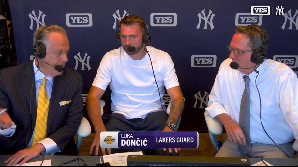 Luka in the booth with Kay and Cone