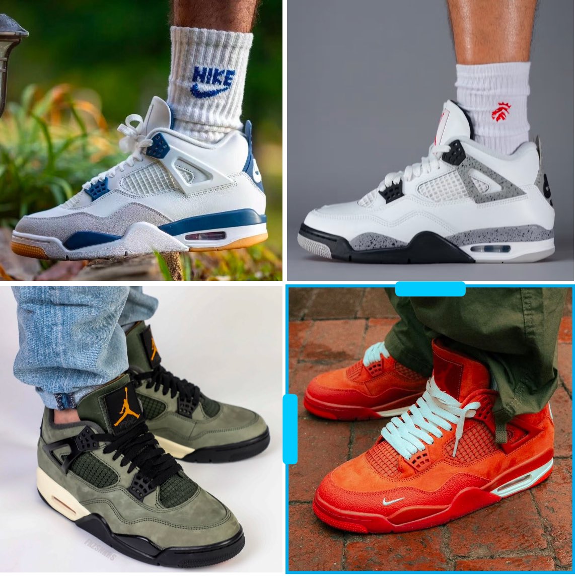 There have been some dope Jordan 4s that dropped in 2025! 

But if you could choose only 1, which one stays in your collection? 

Comment 👇🏾