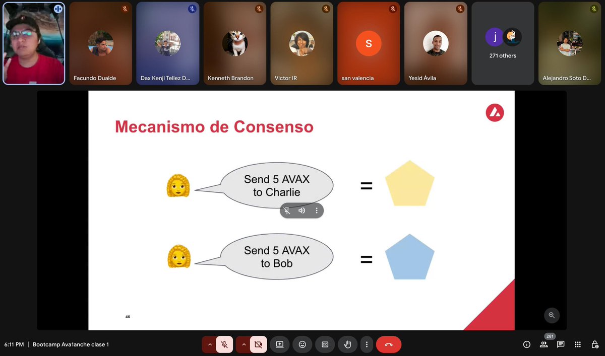 Our 2 week Avalanche bootcamp in Spanish kicked off today 

800+ registrations, almost 300 connected for the first session and onboarding to the Builders hub. 

Shoutout <a href="/alejandro99so/">🔺lejandro 🇨🇴</a> <a href="/0xfchambi/">Bastian.eth</a> <a href="/fabitweb3/">fabit ⌐◨-◨ 🔺</a> <a href="/Daveit_/">David🔺🇨🇴</a>