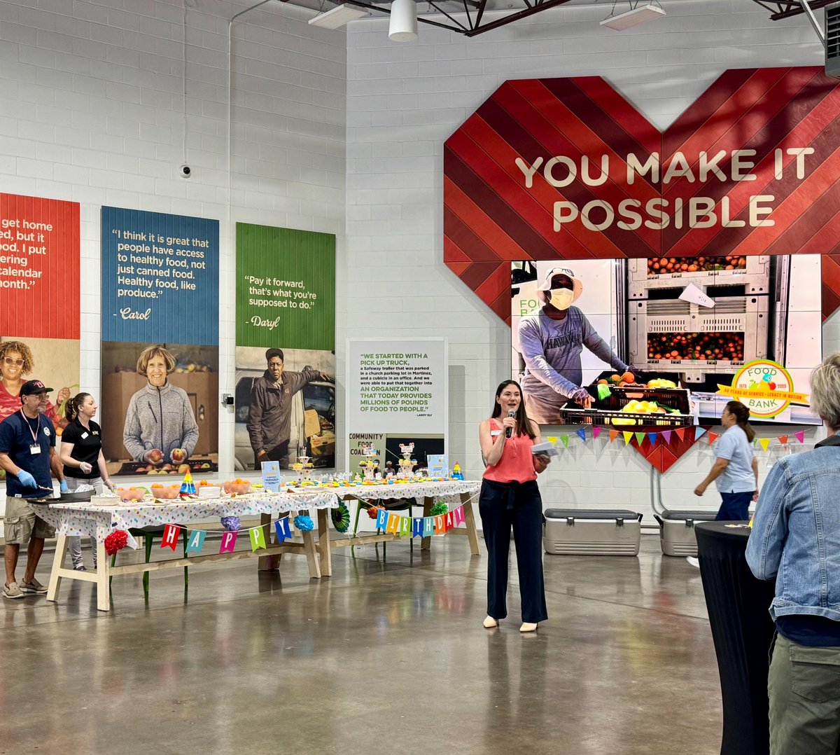 RepDeSaulnier's tweet image. Our team joined the celebration today for the Food Bank of Contra Costa and Solano’s 50th anniversary! For decades the Food Bank has been providing nutritious food to those who need it and now they distribute nearly 3 million meals monthly. Happy 50th anniversary and thank you…