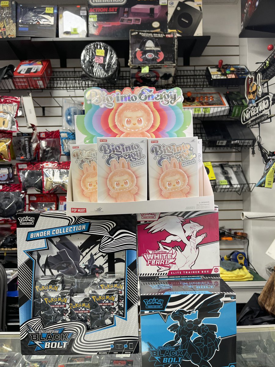 ArcadeBrooklyn's tweet image. Now available. #Pokemon #TCG #bigintoenergylabubu #popmart