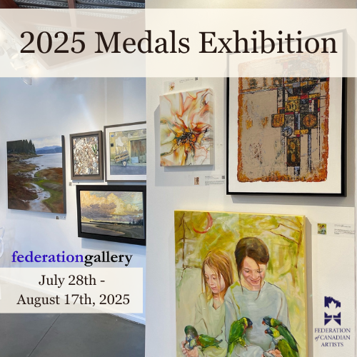 fedofcdnartists's tweet photo. ✨️ The 2025 Medals Exhibition is now open and on display at the Federation Gallery! ✨️⁠
⁠
The exhibition is on display from July 28th until August 17th, 2025. All the works are viewable online at https://t.co/jzak0SJcHb 🖌️⁠ https://t.co/UYEoveUBdS